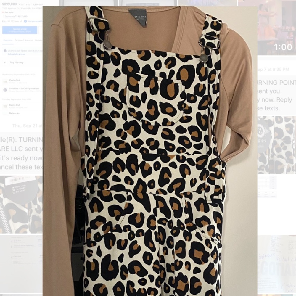 Brand new Leopard jumpsuit